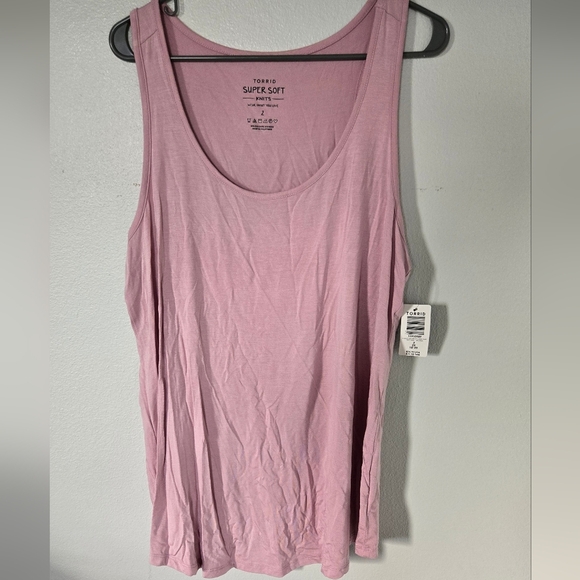 NWT Torrid Pink Tank Top Size 2 - Picture 1 of 3